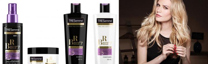 Kosmetyki marki TRESemme już obecne w Polsce - linia Biotin+ Repair7 naprawi kondycję zniszczonych włosów
